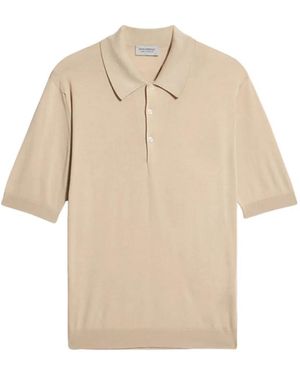 Fortela Isis Knitted Polo Shirt - Natural