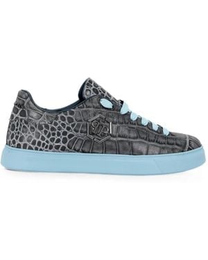 Philipp Plein Low-Top Sneakers Cocco Hexagon - Blue