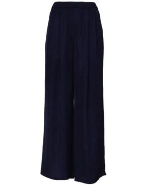 Vis À Vis Elasticated-Waist Palazzo Pants - Blue