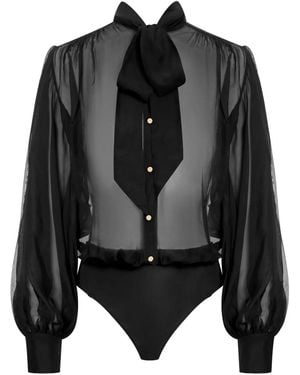 Scandale Body Inspiration Divine À Col Lavallière - Black