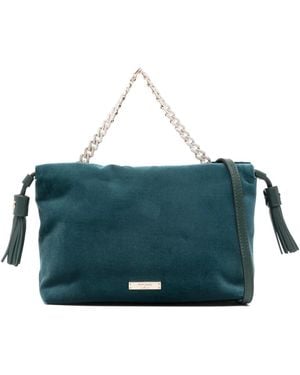 Aspinal of London Amelia Velvet Tote Bag - Green