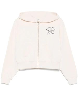 Sporty & Rich Beverly Hills Riding Club Hoodie - ホワイト