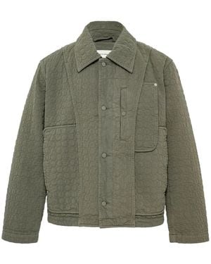 Craig Green Circle-Quilted Jacket - Green