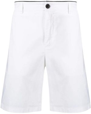 Department 5 Logo Patch Bermuda Shorts - White