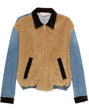 Marni Zip-Up Jacket - Brown
