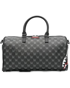 Sprayground Borsone Shark A Quadri - Nero