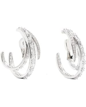 Swarovski Vienna Mixed-Cut Clip-On Earrings - White