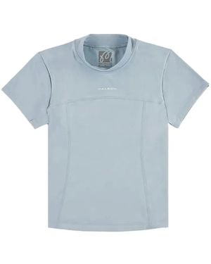 Malbon Golf Orelia Seam-Detail T-Shirt - Blue