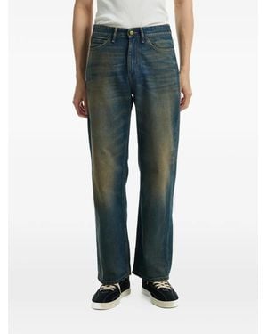 Stockholm Surfboard Club Frank Logo-Embroidered Jeans - Blue