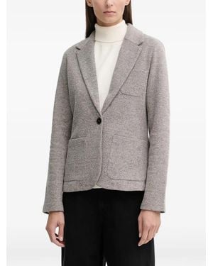Marc O' Polo Patch-Pocket Button-Fastening Jacket - Grey