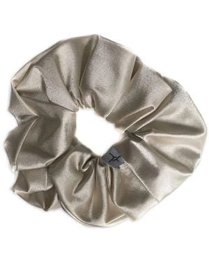 SPARK LE MONDE Logo-Detail Scrunchie - Metallic