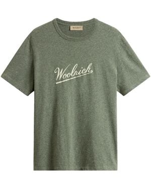 Woolrich Mouline Jersey Tシャツ - グリーン