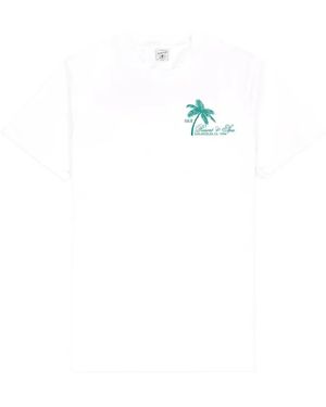 Sporty & Rich Palm Tree Print T-Shirt - White