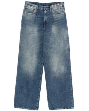 R13 Wide Leg Damon Jeans - Blue