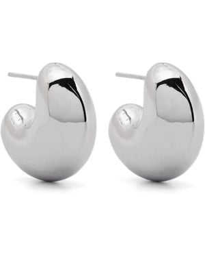 Maria Black Tryvann Dome Earrings - White