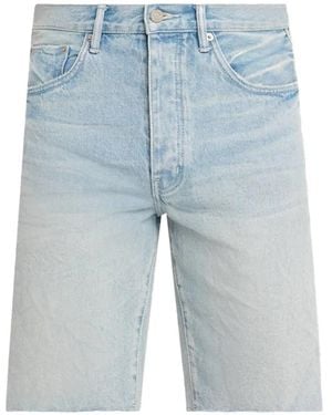 Purple Brand Short À Bords Francs - Blue