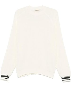 Mordecai ワッフルニット セーター - ホワイト