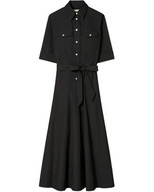 Tory Burch ベルテッド ドレス - ブラック