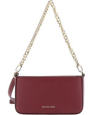 Michael Kors レザー ショルダーバッグ - パープル