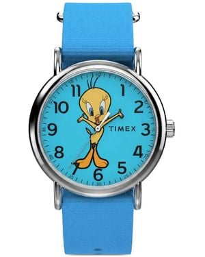 Timex X Looney Tunes Tweety Bird Weekender Armbanduhr 38Mm - Blau