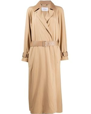 Ferragamo Trench Coats - Natural