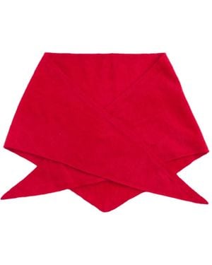 Chinti & Parker Triangle Scarf - Red