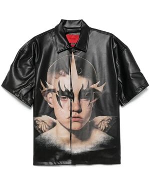 Kusikohc Fantasy Face Shirt - Black