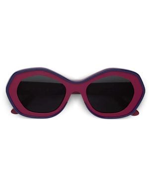 Marni Geometric-Frame Sunglasses - Purple