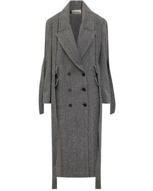 BATAKOVIC Belgrade Jade Double-Breasted Coat - Grey