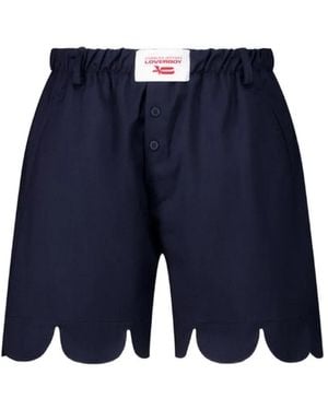Charles Jeffrey Bóxer Festoneado - Azul