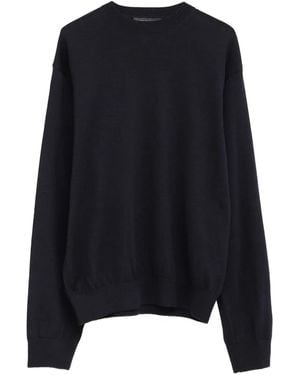 Balenciaga Crew-Neck Sweater - Blue