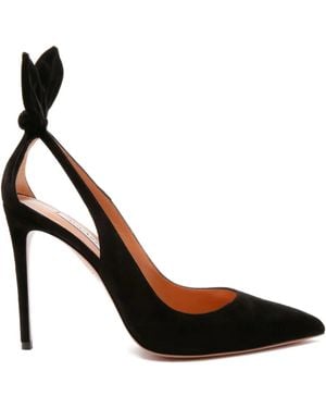 Aquazzura Pumps Mit Schleife 105Mm - Schwarz