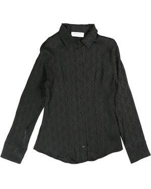 Marine Serre Moon Diamant Jacquard Shirt - ブラック