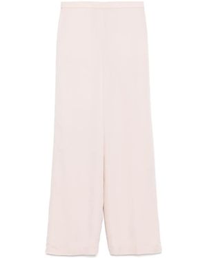 Theory Pantalones De Seda - Rosa