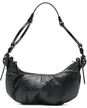 Innerraum Schultertasche mit Ringhenkel - Schwarz