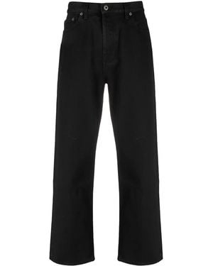 Valentino Garavani Logo-Patch Stretchy Jeans - Black