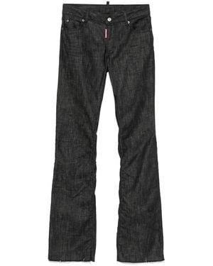 DSquared² Medium-Rise Flared Jeans - Grey