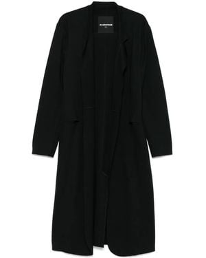 Aganovich Panelled Coat - Black