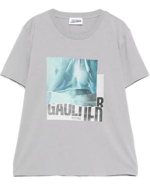 Jean Paul Gaultier Graphic-Print T-Shirt - Grey