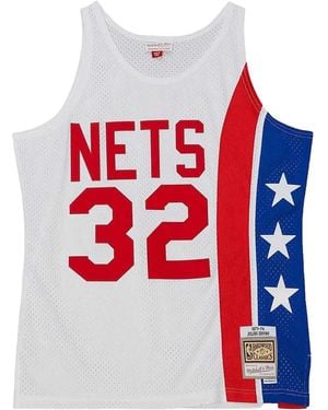 Mitchell & Ness Nba Home "Nets 1973 Julius Erving" Jersey - Red