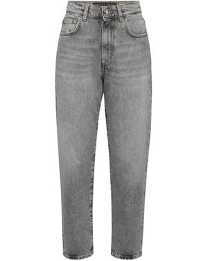 Philipp Plein Mom-Fit Jeans - Grey
