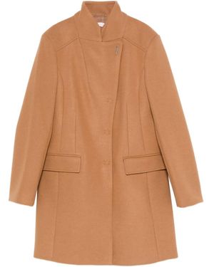 Liu Jo Flap-Pocket Coat - Natural