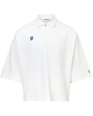 Black Jack Jewelry Embroidered Polo Shirt - White