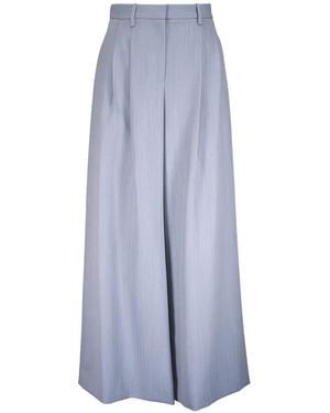 Twp Spring Pleated Trousers - Blue