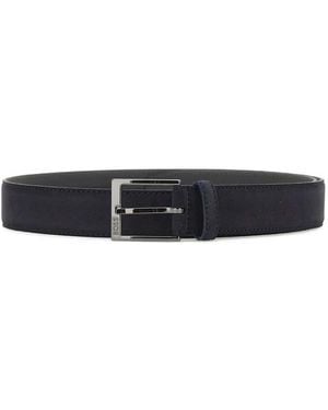 BOSS Ceinture À Logo Gravé - Blanc