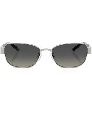 Tory Burch Rectangle-Frame Sunglasses - Gray