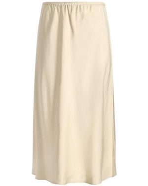 Vince Elasticated-Waistband Slip Midi Skirt - Natural