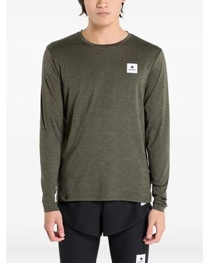 Saysky Statement Long-Sleeve T-Shirt - Grey