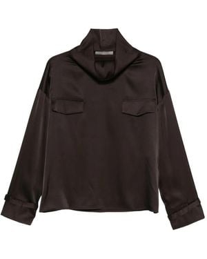 D.exterior Klassisches Oberteil - Schwarz