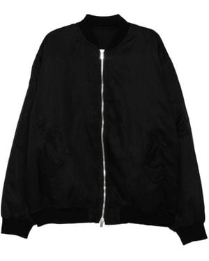 A Diciannoveventitre Veste Bomber À Patch Logo - Black
